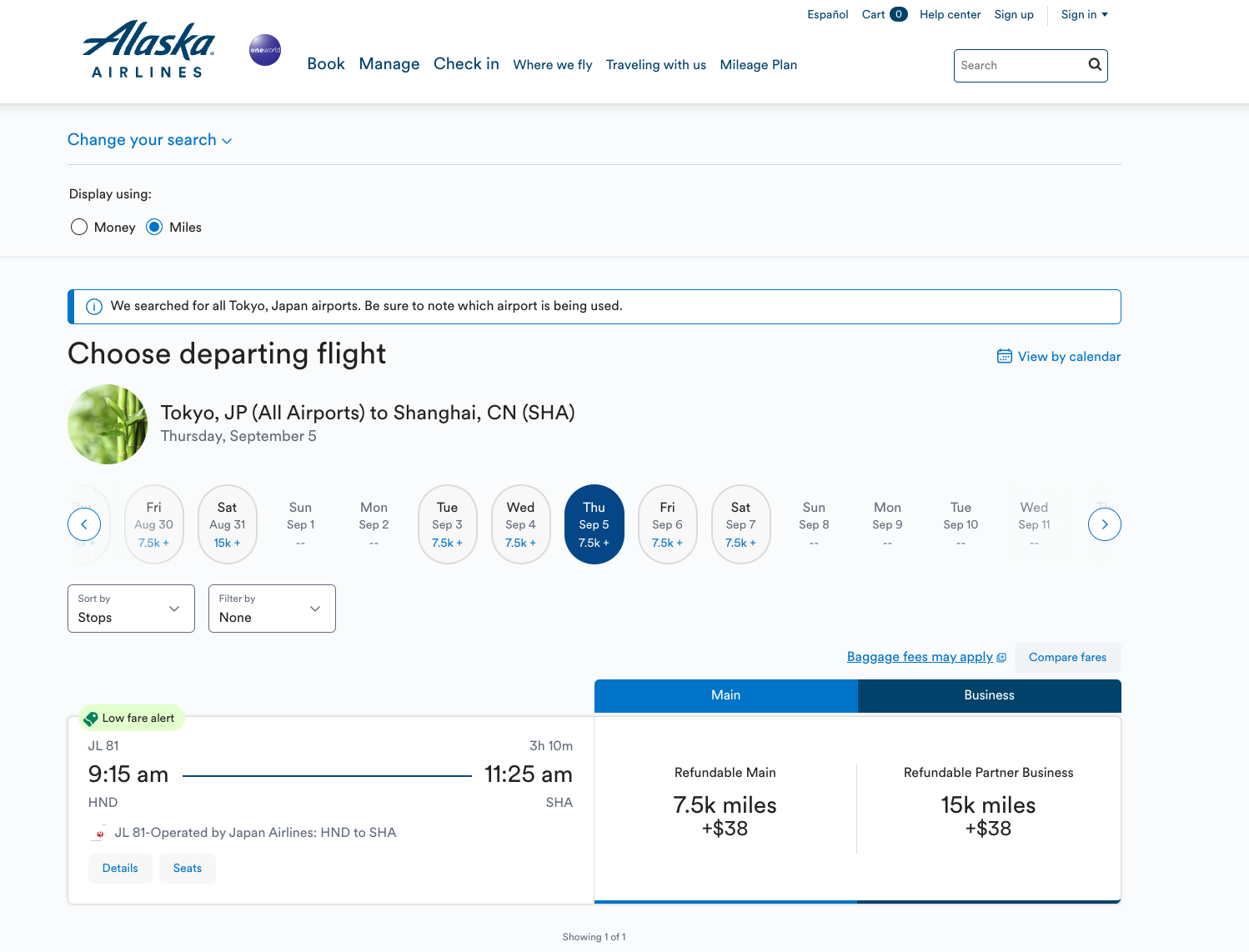 My first amazing Alaska Airlines redemption Upgraded to Economy