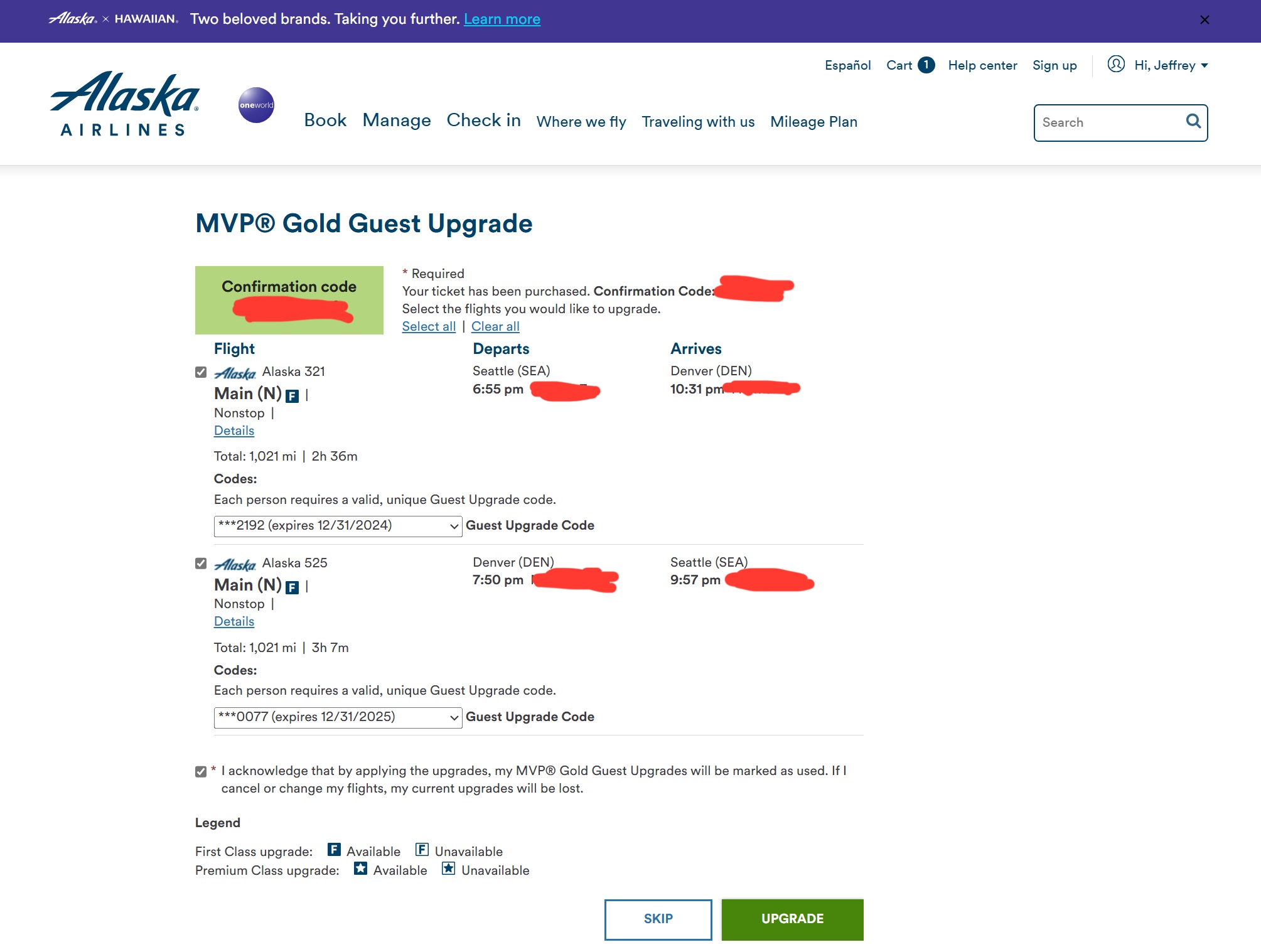 how-to-use-an-alaska-airlines-mvp-gold-guest-upgrade-upgraded-to-economy